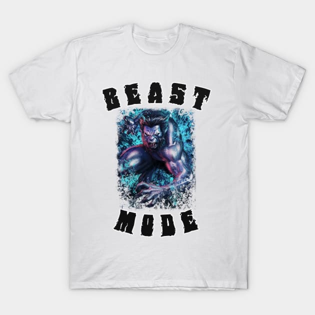 Beast Mode Colored T-Shirt by ohshirtdotnet